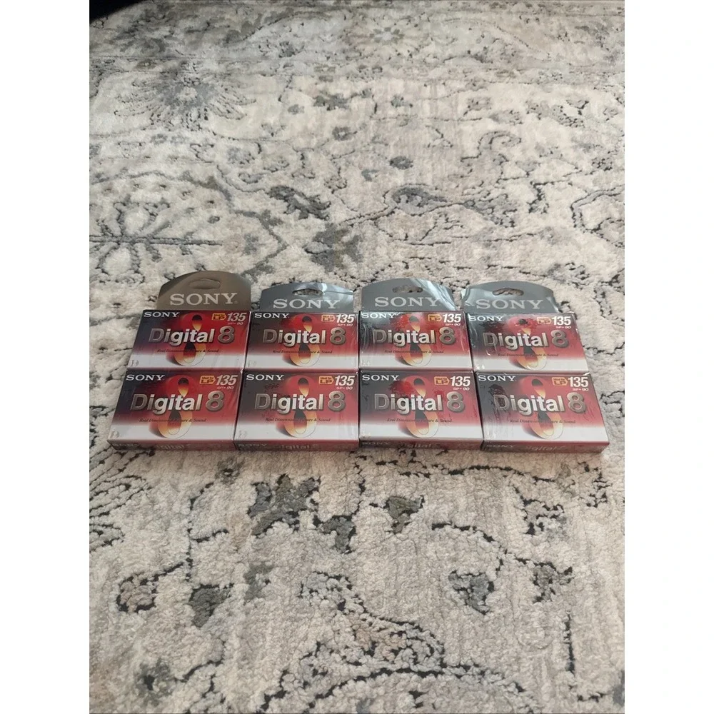 Lot Of 8 Sony Digital 8 Tape LP 135 min SP 90min Camcorder N8-90P2 New & Sealed